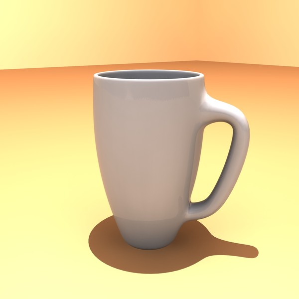 3d model tea cup - Cup of tea by tanase laurentiu